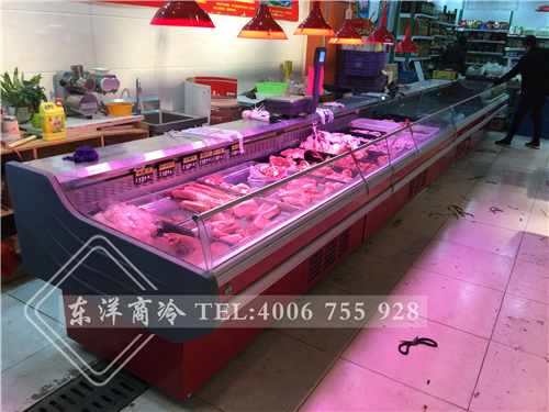 江蘇蘇州萬家福生鮮超市鮮肉冷柜-臥式冷柜工程案例